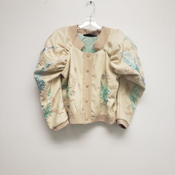 Hanna Herrera Leg of Mutton Glitzy Bomber Jacket